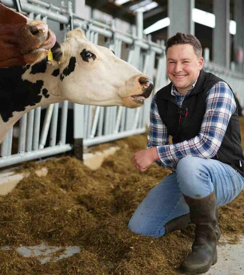 Junglandwirt Andreas Stöcker aus Engelskirchen